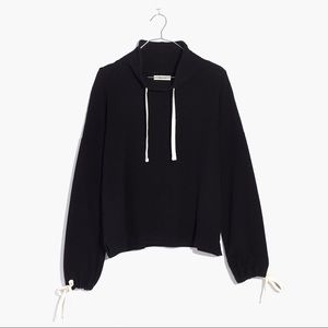 funnel neck tie sleeve
